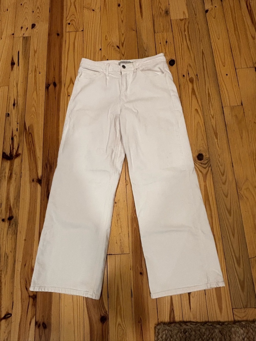 Just USA White Wide Leg Jeans